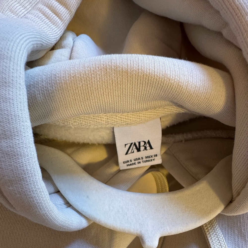 Zara Cream Cozy Hoodie